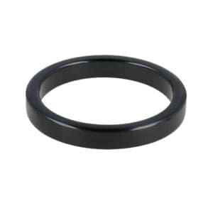 Titus Steel FLAT 8mm Cock Ring - Black L