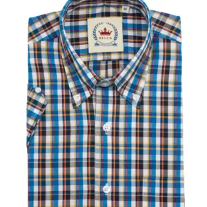 RELCO OF LONDON -  SHORT SLEAVE SKINHEAD SHIRTS -Various Check Patterns