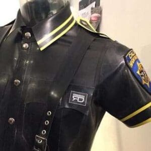 Patrol Officer Rubber T Shirt by Rubber Dutch