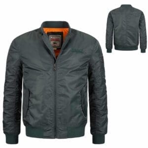 LONSDALE Olive flight jacket MA1 slim fit