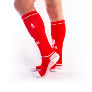 BRUTUS FXXX Party Socks w. Pockets Red / White