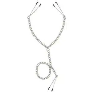 Master Series Nipple To Clit Tweezer Clamp Set
